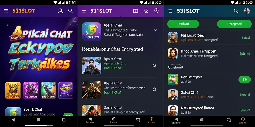 Antarmuka pengguna 531SLOT yang modern dan intuitif.