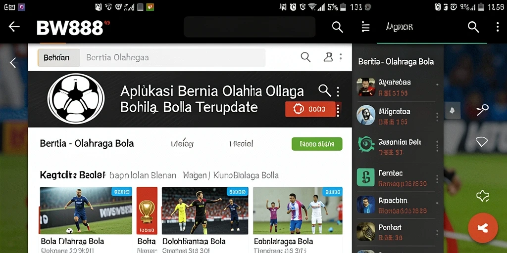 Tampilan antarmuka BW888 yang informatif dan interaktif.